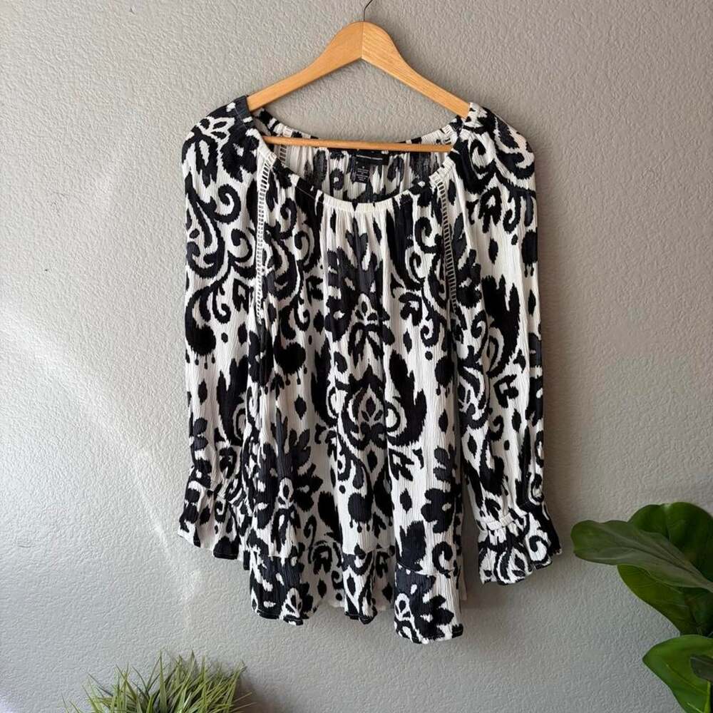 INC International Concepts Women's Multi Blouse